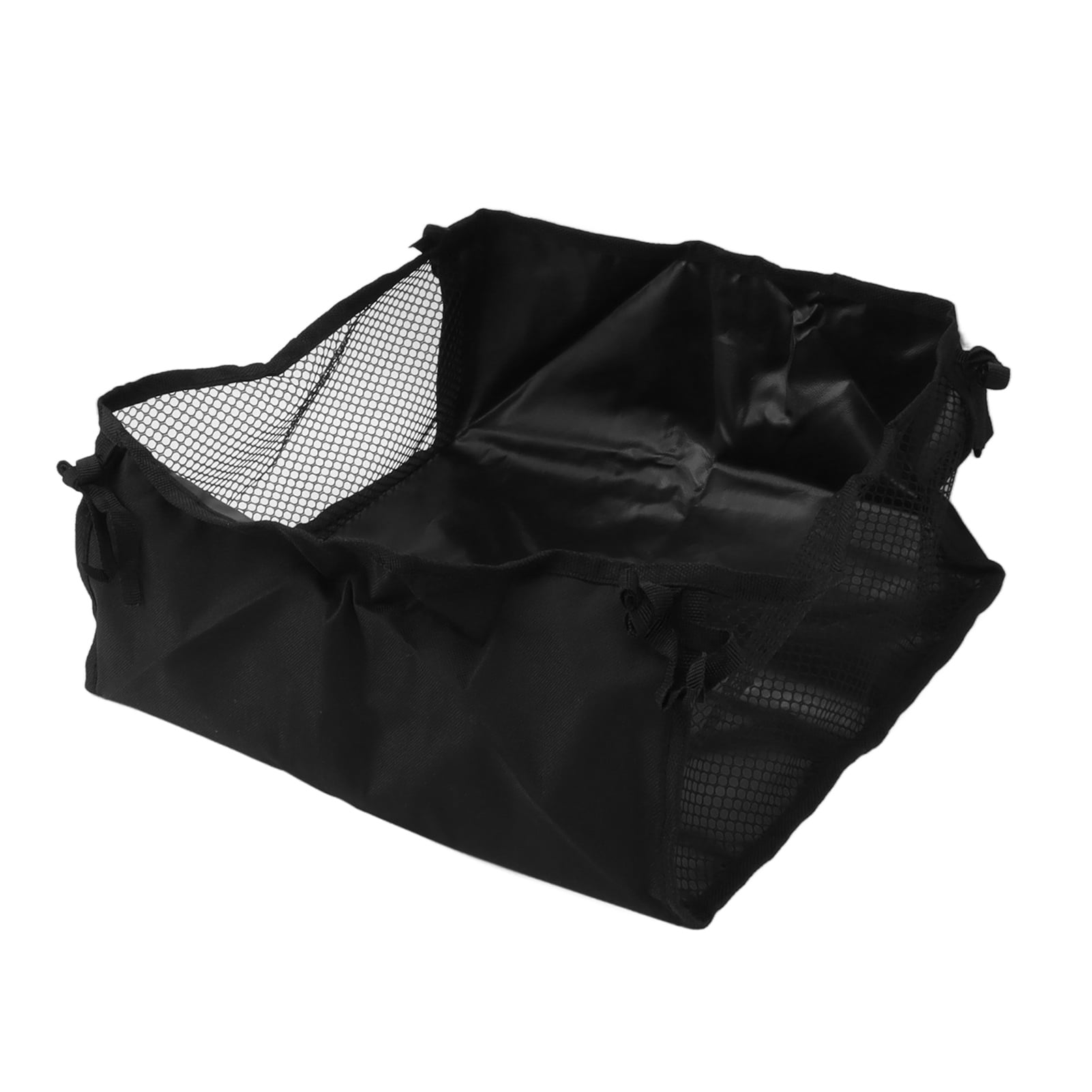 Falleo Clearance Wheelchair Underneath Bag 600D Oxford Cloth Movable Under Seat Basket for Rollator Walker Black